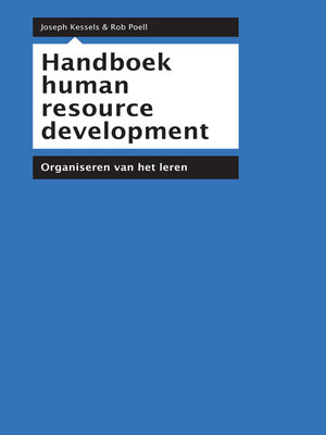 cover image of Handboek human resource development